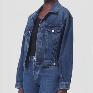 AGOLDE Shrunken Charli Jacket In Filter